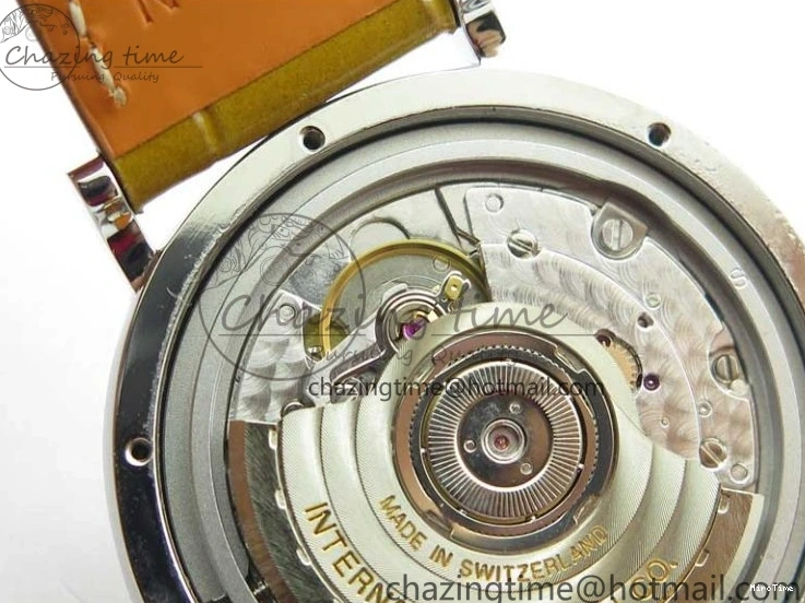 MIROTIME 0515 Durable Portofino 37mm SS V7F 1:1 Best Edition White Dial on Light Brown Leather Strap A 7092